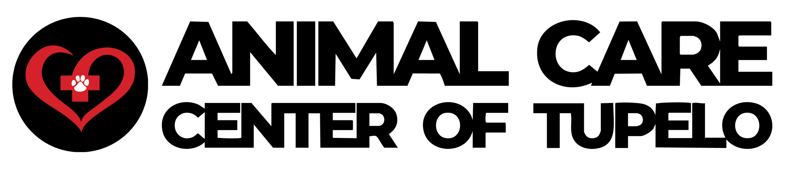 Animal Care Center of Tupelo Horizontal Logo